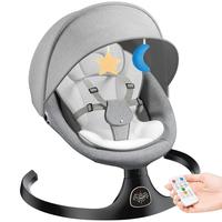 Baby Electric Bassinet,Electric Baby Swing, 5 Speed & 10 Lullabies, Baby Bouncer,Adapter & Battery Powered,Newborn Seat ,Remo...
