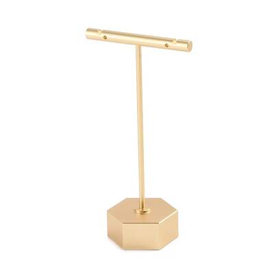Aluminum Alloy T- Shape Earring Display Stand
