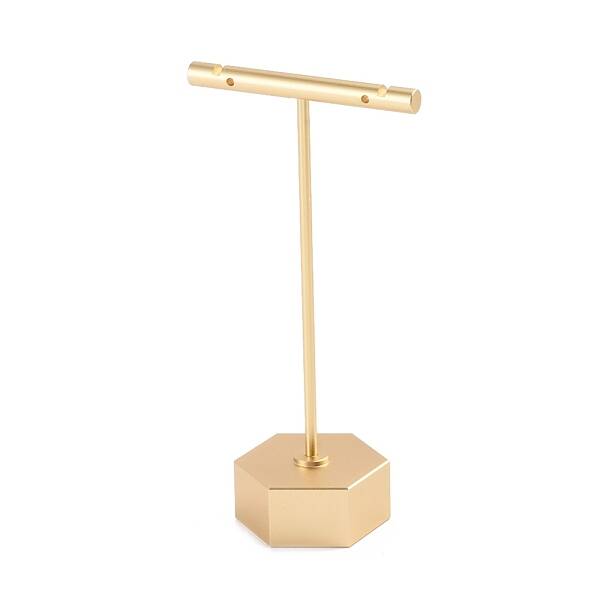 Aluminum Alloy T- Shape Earring Display Stand