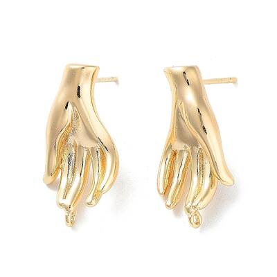 Brass Stud Earring Findings