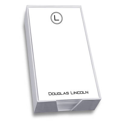 Crest List - White with holder