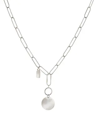 Scarlett Necklace | Metal Color: Silver