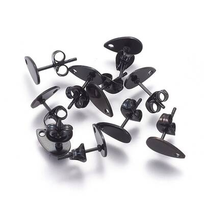 304 Stainless Steel Stud Earring Findings