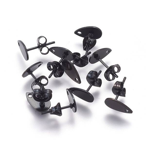 304 Stainless Steel Stud Earring Findings