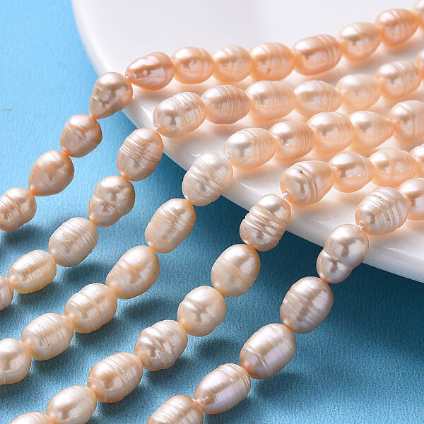 Natural Cultured Freshwater Pearl Beads Strands