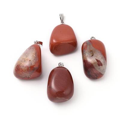 Natural Red Jasper Pendants