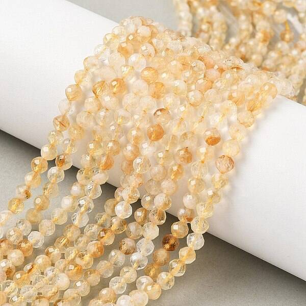 Natural Citrine Beads Strands