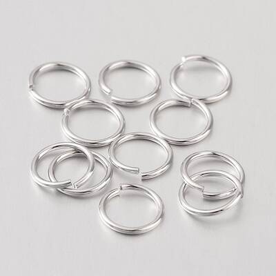 Anti-Tarnish 925 Sterling Silver Open Jump Rings