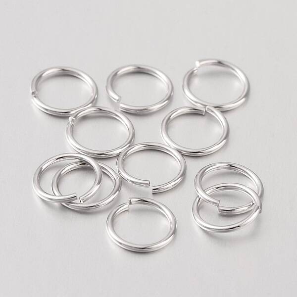 Anti-Tarnish 925 Sterling Silver Open Jump Rings