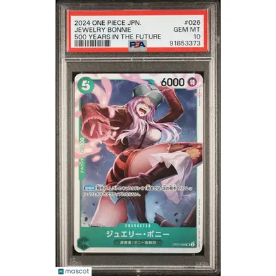 PSA 2024 One Piece Jewelry Bonney OP07 026 Japanese 10 Graded Card