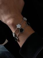 Simple Fashion Flower Design Chain Bracelet, Fashion Jewelry for Party, Daily Clothing Decor, Trendy All-match & Exquisite Je...