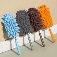 Microfiber Duster for Cleaning, Hand Washable Dusters, Replaceable Microfiber Head, Extendable Pole, Detachable Cleaning Brus...