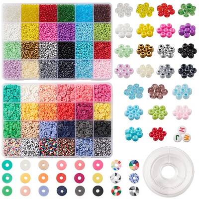DIY Heishi Surfer Bracelet Making Kit