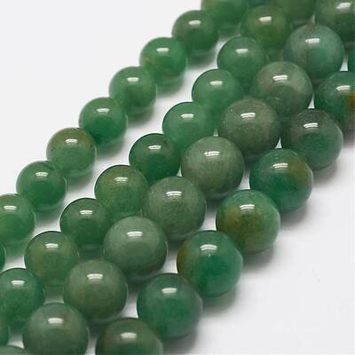 Natural Green Aventurine Bead Strands