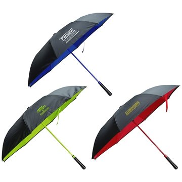 20 Promotional Skyline Two-Tone Inversion Umbrella - Auto Opening ...