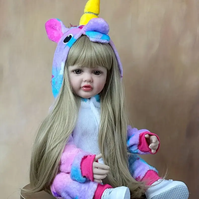 22 Inch/55cm Reborn Doll Toy, Life-like Cute Doll, Pretend Play Toy, Realistic Doll, Stocking Fillers Gift, Christmas Gifts, ...