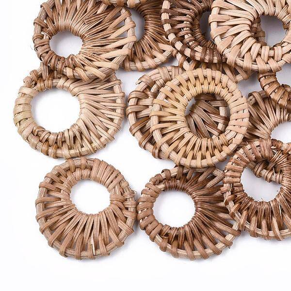 Handmade Reed Cane/Rattan Woven Linking Rings