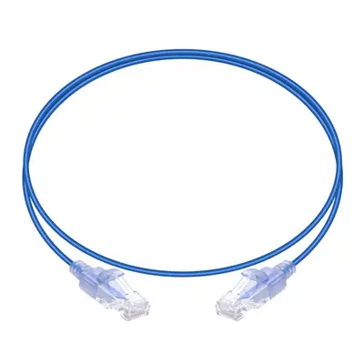 29477 Monoprice Cat6A Ethernet Patch Cable SlimRun Snagless RJ45 550MHz UTP Pure Bare Copper 10G 30AWG 10-Pack 3ft Multicolor