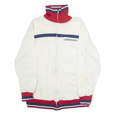 AIR JORDAN Mens Track Jacket Cream L