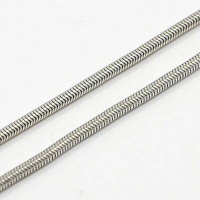 Non-Tarnish 304 Stainless Steel Snake Chain Necklaces