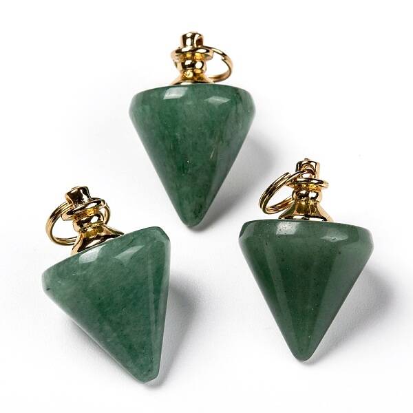 Natural Green Aventurine Pendants