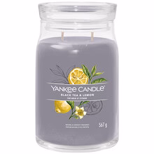 Yankee Candle Black Tea & Lemon Candle Signature (black tea and lemon) - 368g