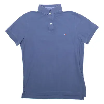 TOMMY HILFIGER Mens Polo Shirt Blue S