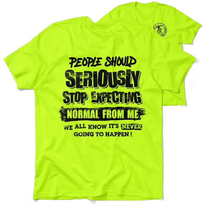 Should Stop Expecting - Safety Yellow Shirts