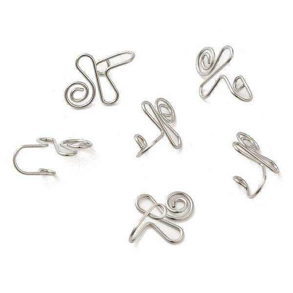 Non-Tarnish 316 Surgical Stainless Steel Clip on Nose Rings