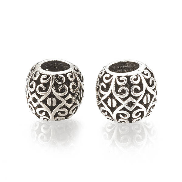 Alloy European Beads