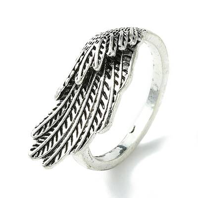 Wings Alloy Open Cuff Rings