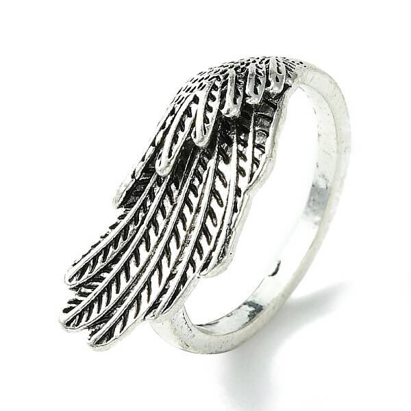 Wings Alloy Open Cuff Rings