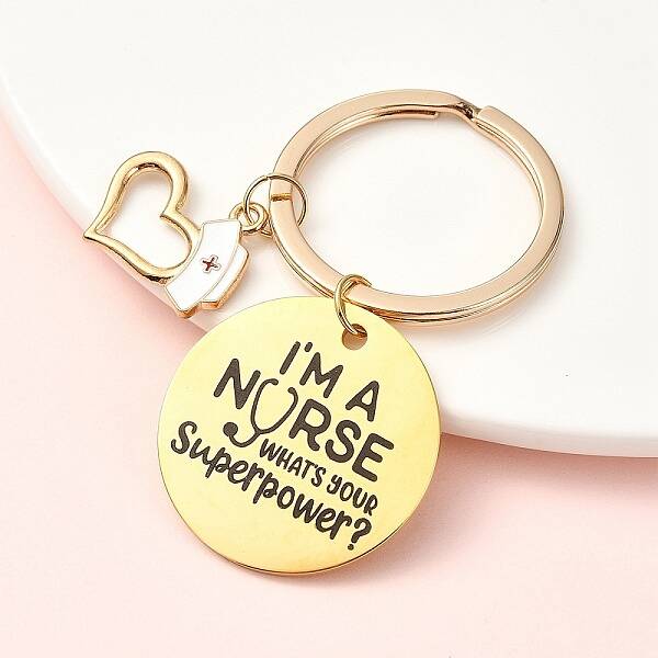 304 Stainless Steel & Alloy Keychain