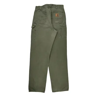 Carhartt Carpenter Trousers - 34? Waist Grey Cotton