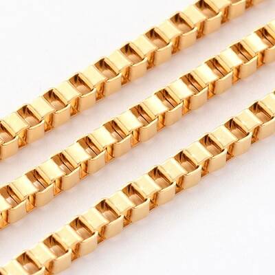 3.28 Feet Ion Plating(IP) 304 Stainless Steel Venetian Chains