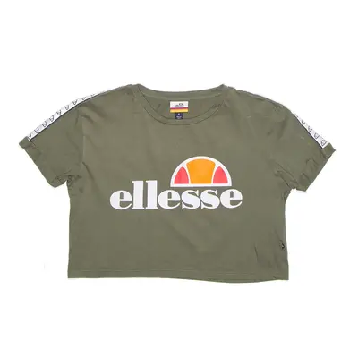 ELLESSE Cropped Sports Green Short Sleeve T-Shirt Womens S
