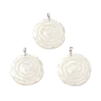 Natural White Shell Pendants