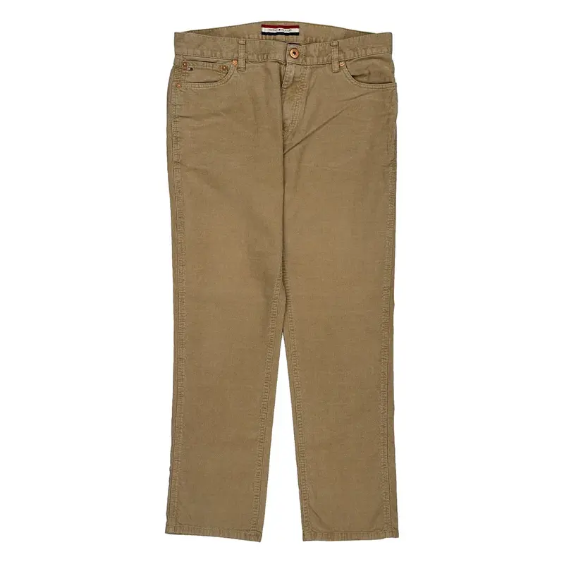 Tommy Hilfiger Cord Trousers - 34? Waist Beige Cotton