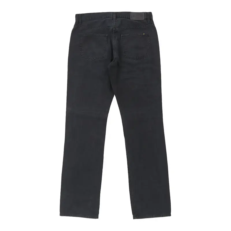 Lacoste Trousers - 32W 34L Black Cotton