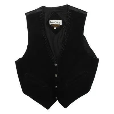 MONA MODE Womens Waistcoat Black L