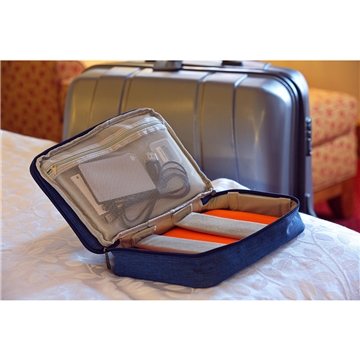 40 Customized Deluxe Porta Power Digital Organizer - Multi-Pocket