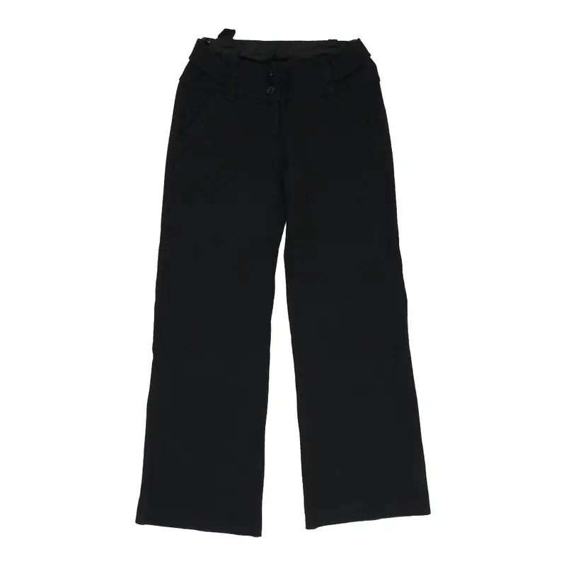 Iceberg Trousers - 28W UK 6 Black Wool