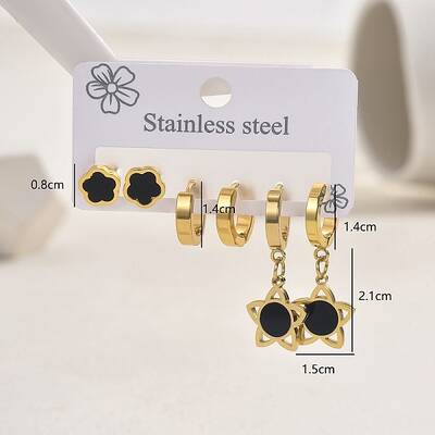 Stainless Steel Earring Sets
