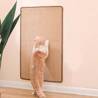 Stickable Cat Scratching Mat, Non-slip Sisal Rope Cat Scratcher Toy, Cat Scratcher Pad, Home Pet Natural Furniture Accessorie...