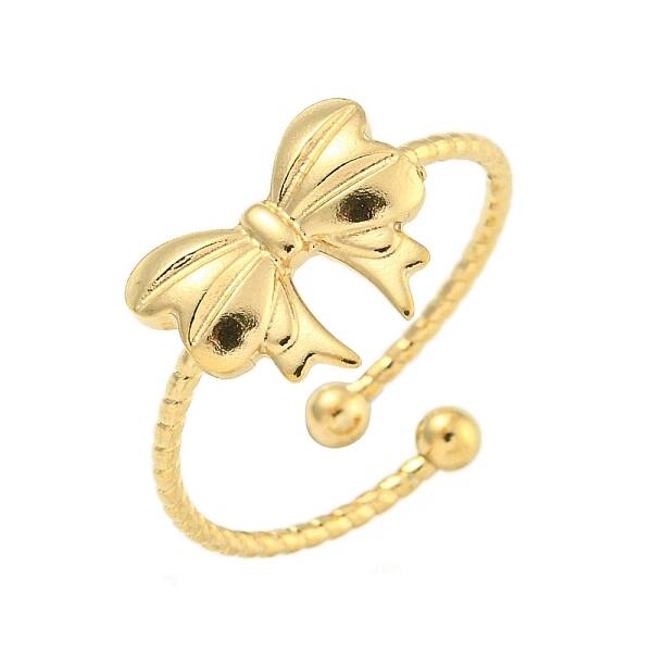 Ion Plating(IP) 304 Stainless Steel Open Cuff Rings for Women