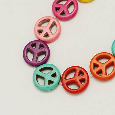 Synthetical Turquoise Beads Strands