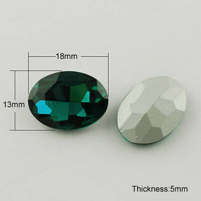 Glass Pointed Back Rhinestone