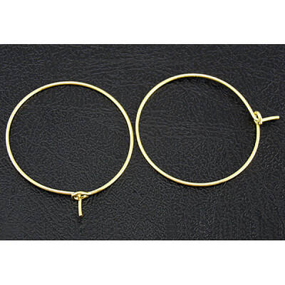 Brass Wine Glass Charm Rings