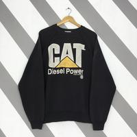 Vintage 1992 Caterpillar Diesel Power Sweatshirt Large CAT Caterpillar Inc Diesel Power Crewneck CAT Caterpillar Racing Black...