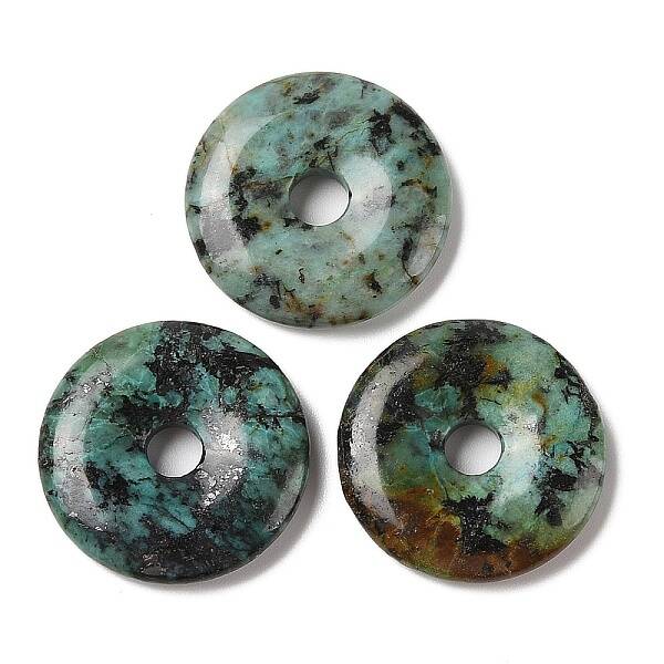 Natural African Turquoise(Jasper) Pendants